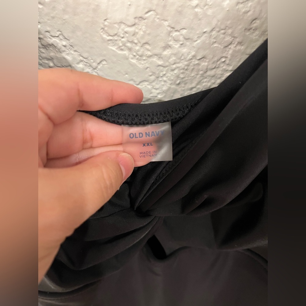 Old Navy Black Knot Swim Dress - Picture 5 of 5